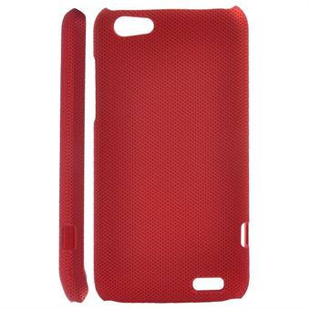 Yksinkertainen HTC ONE V -kuori (punainen)