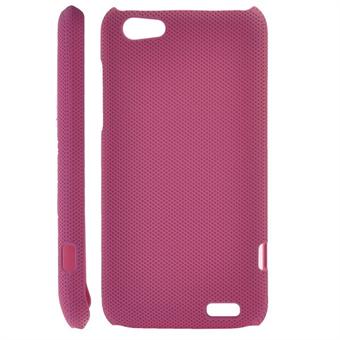 Yksinkertainen HTC ONE V -kuori (vaaleanpunainen)