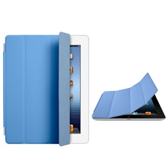 Smart Cover iPad minille 1/2/3/4 edessä - vaaleansininen
