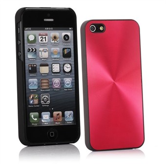 Alumiinikuori iPhone 5 / iPhone 5S / iPhone SE 2013:lle (punainen)