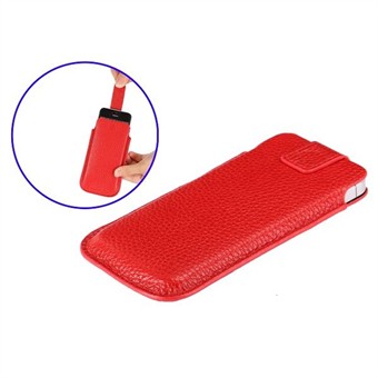 Flip Snakeskin Case (punainen) iPhone 5 / iPhone 5S / iPhone SE 2013