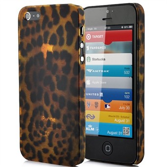 iPhone 5 / iPhone 5S / iPhone SE 2013 - Leopard (oranssi)