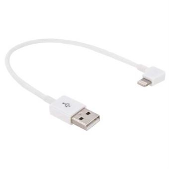Mini Lightning Cable 20 cm kyynärpää - valkoinen