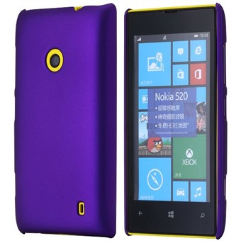 Yksinkertainen muovikuori Lumia 520:lle (violetti)