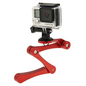 Puluz® Stainless Selfie Pole - punainen