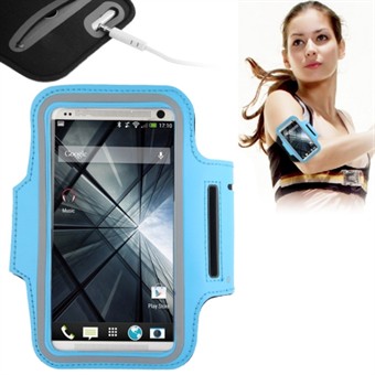 Urheiluranneke Galaxy S5:lle (vaaleansininen)