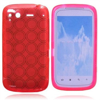 HTC Salsa C510 silikonikuori (vaaleanpunainen)