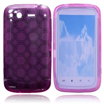 HTC Salsa C510 silikonikuori (violetti)