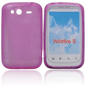 HTC Wildfire S silikonikuori (violetti)
