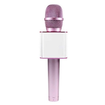 Q9 Professional langaton mikrofoni kaiuttimella - vaaleanpunainen