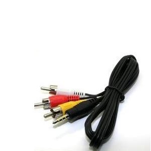 3,5 mm:n liitin 3 RCA:lle 