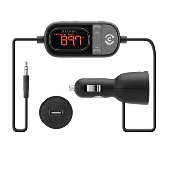 Belkin® Universal aux FM lähetin/laturi