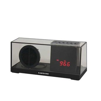 Bluetooth-kotelokaiutin FM-, USB-, AUX- ja SD-korttitulolla - musta