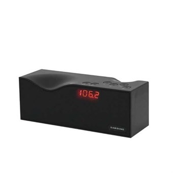 Kiinnitä kaiutin Bluetoothilla, FM:llä, mikrofonilla ja SD:llä - musta