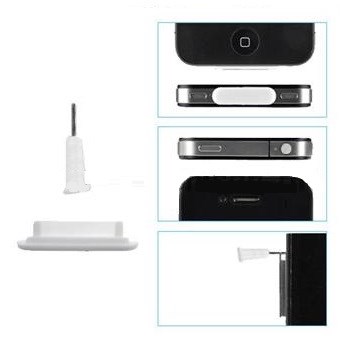 Dock + kuulokkeet (valkoinen)