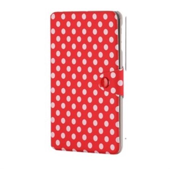 Dot Pattern iPad Mini 1 -kotelo (punainen)