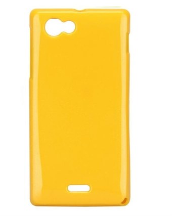 Fresh Silicone Cover - XPeria J (keltainen)