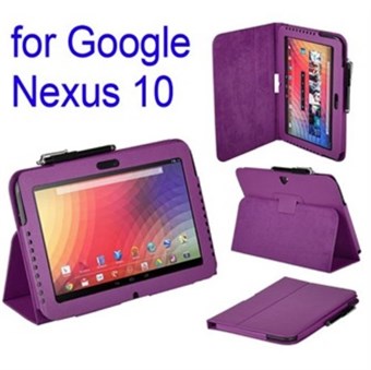 Google Nexus 10 -tabletin nahkakotelo (violetti)