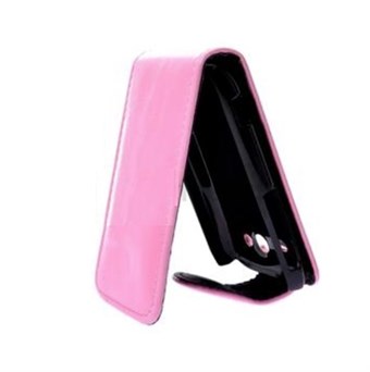 Nahkakotelo HTC Wildfire S -puhelimelle (Pink-Dark)
