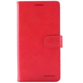 Premium Mercy nahkakotelo Galaxy S7 Edge M. Luottokortti punainen