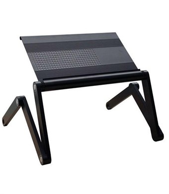 Monitoiminen kannettavan tietokoneen pöytä - hopea