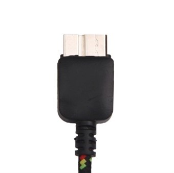 Nailonikangas USB 3.0-lataus- / synkronointikaapeli 1M (musta)