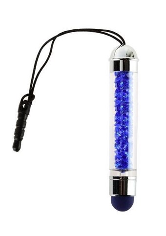 Pieni Diva-kosketusnuppi tikkupistokkeella (tummansininen)