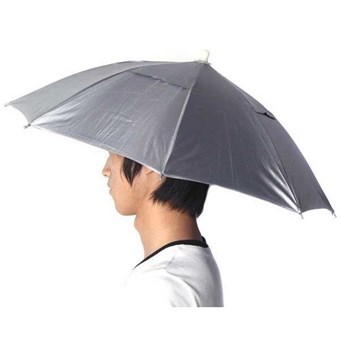 Smart sateenvarjo päähän