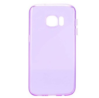 Pehmeä silikonikuori Galaxy S7 Edge -suojus (violetti)