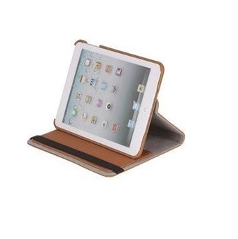 Pyörivä tekstiilikotelo - iPad Mini (ruskea)