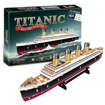 Titanic 3D palapeli - 35 osaa