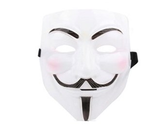 V for Vendetta Mask - valkoinen