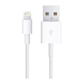 IPad / iPhone / iPod Lightning USB-kaapeli Valkoinen - 1 metri