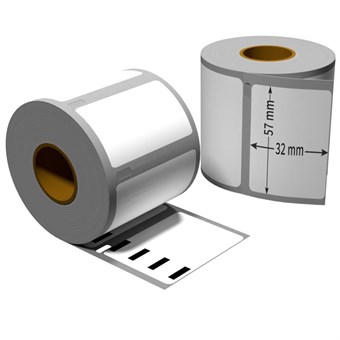 DYMO-tarrat 11354 (32mm x 57mm) 1000 kpl. tarrat (S0722540)