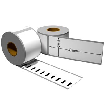 DYMO tarrat 99012 (89mm x 36mm) 260 kpl. tarrat (S0722400)