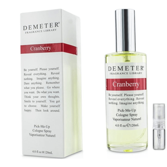 Demeter Cranberry - Eau de Cologne - Tuoksunäyte - 5 ml