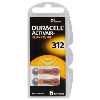 Duracell Activair 312 kuulolaitteen akku - 6 kpl