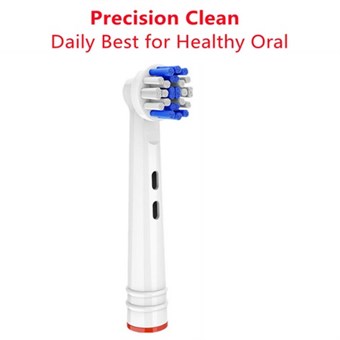 Löysät Harjaspäät Braun Oral-B Sähköhammasharjalle - 4 kpl - Precision Clean