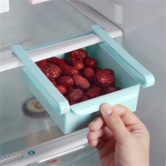 Jääkaapin / keittiön laatikot, joissa on liukukansi