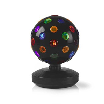 Monivärinen disko-pallo LED-valolla - 6 W - 550 kanaa - 20 cm