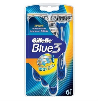 Gillette Blue 3 Comfort kertakäyttöiset kaapimet - 6 kpl.