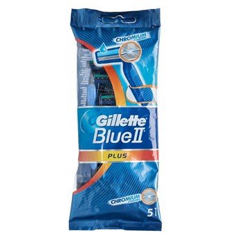 Gillette Blue II Plus Kertakäyttöiset kaapimet - 5 kpl.