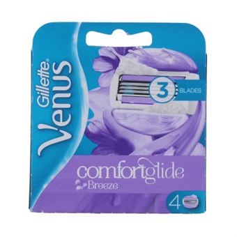Gillette Venus Comfortglide Breeze partaterät - 4 kpl.