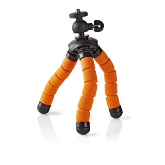 Minijalusta - kamerajalusta | Max. 0,5 kg | 13 cm | Joustava | Musta/oranssi