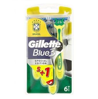 Gillette Blue 3 Special Edition kertakäyttöiset kaapimet - 6 kpl.