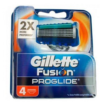 Gillette Fusion ProGlide partaterät - 4 kpl.