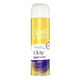 Gillette Satin Care Olay Violet Swirl parranajogeeli - 200 ml
