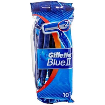 Gillette Blue II kertakäyttöiset kaapimet - 10 kpl.