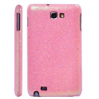 Galaxy Note kiiltävä kansi (vaaleanpunainen)