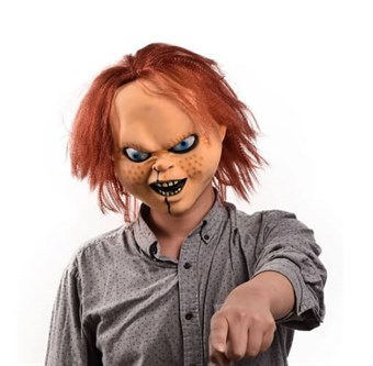 Chucky Fullface Horror Mask - Lateksi - Aikuinen